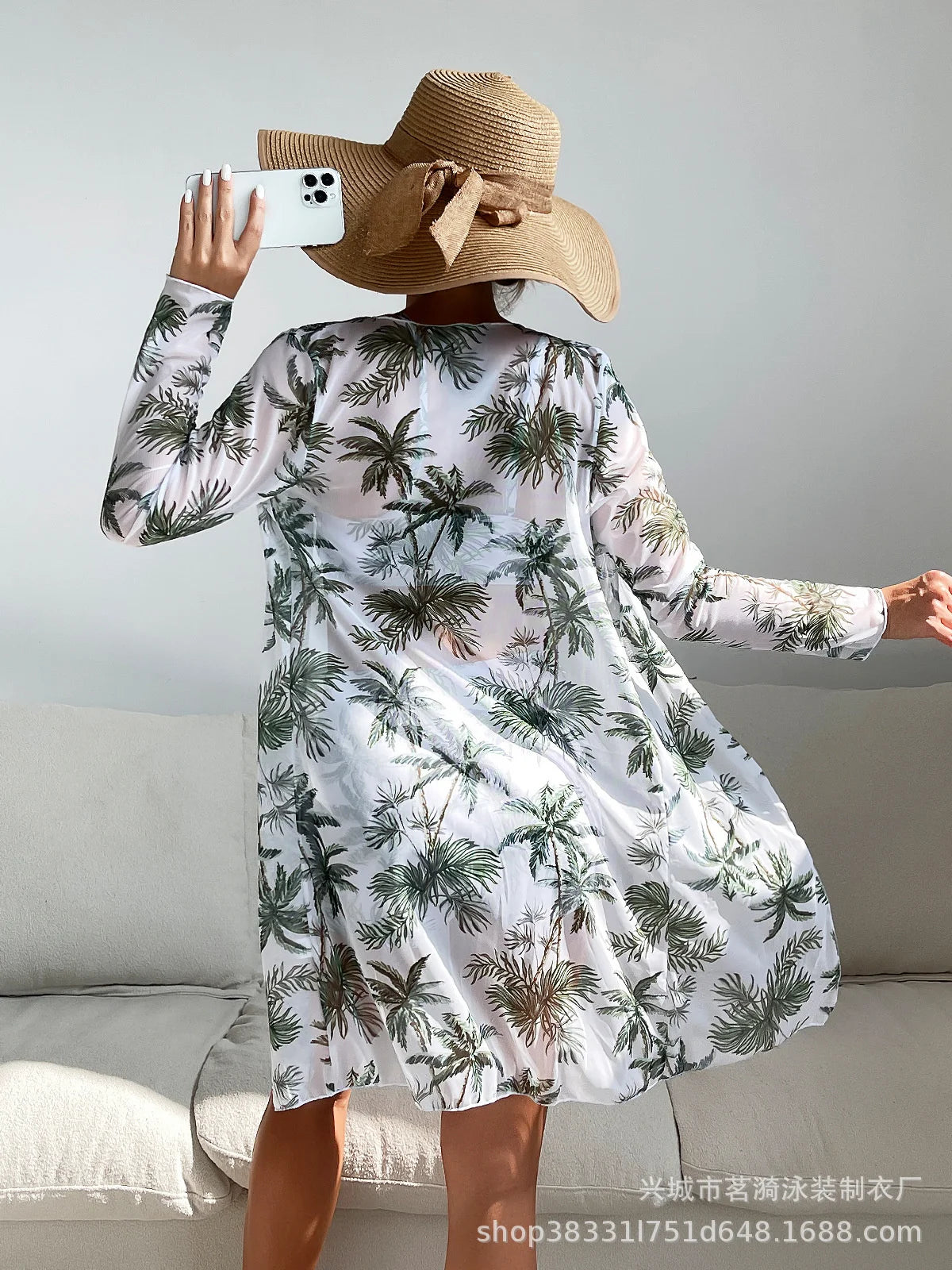 Summer Print Bikinis Swimwear Female Swimsuit Beachwear Push Up Three-Piece Bikini Set Women Swimming Bathing Suit