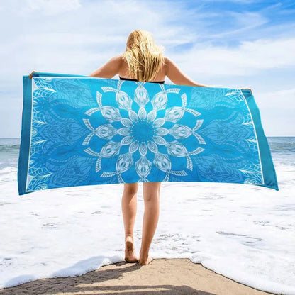 Microfiber Blanket Quick Drying Beach Towels Oversized Printing Towel Super Absorbent Pool Towel Blanket Boho Absorbent Towel