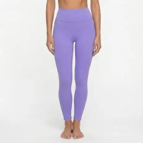 Laser Wave Plastic Elastic High Waist Tight Pants for Women, Speed Drying Fitness Running, Tight Bottom Pants XP172
