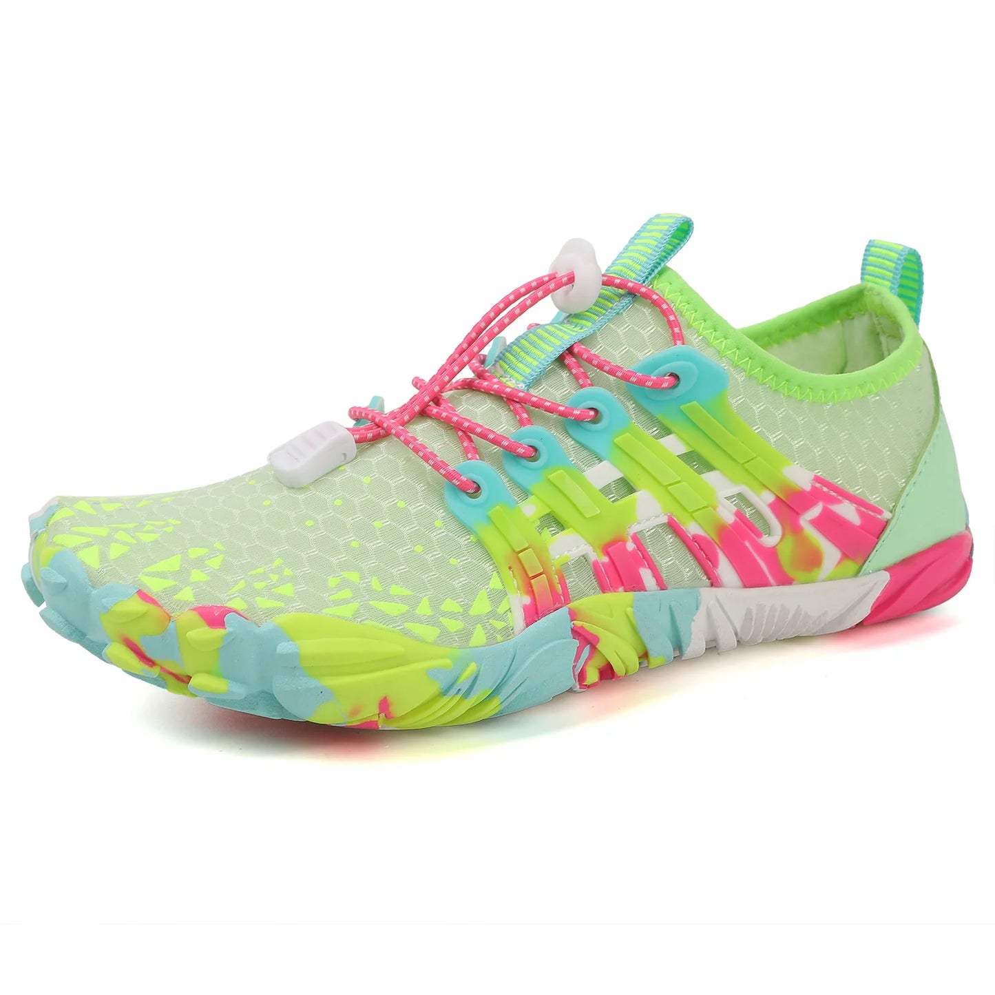Camouflage Fitness Running Watershoes Men's and Women's Colorful Quick Drying Barefoot  Diving Water Surfing Beach Water Shoes