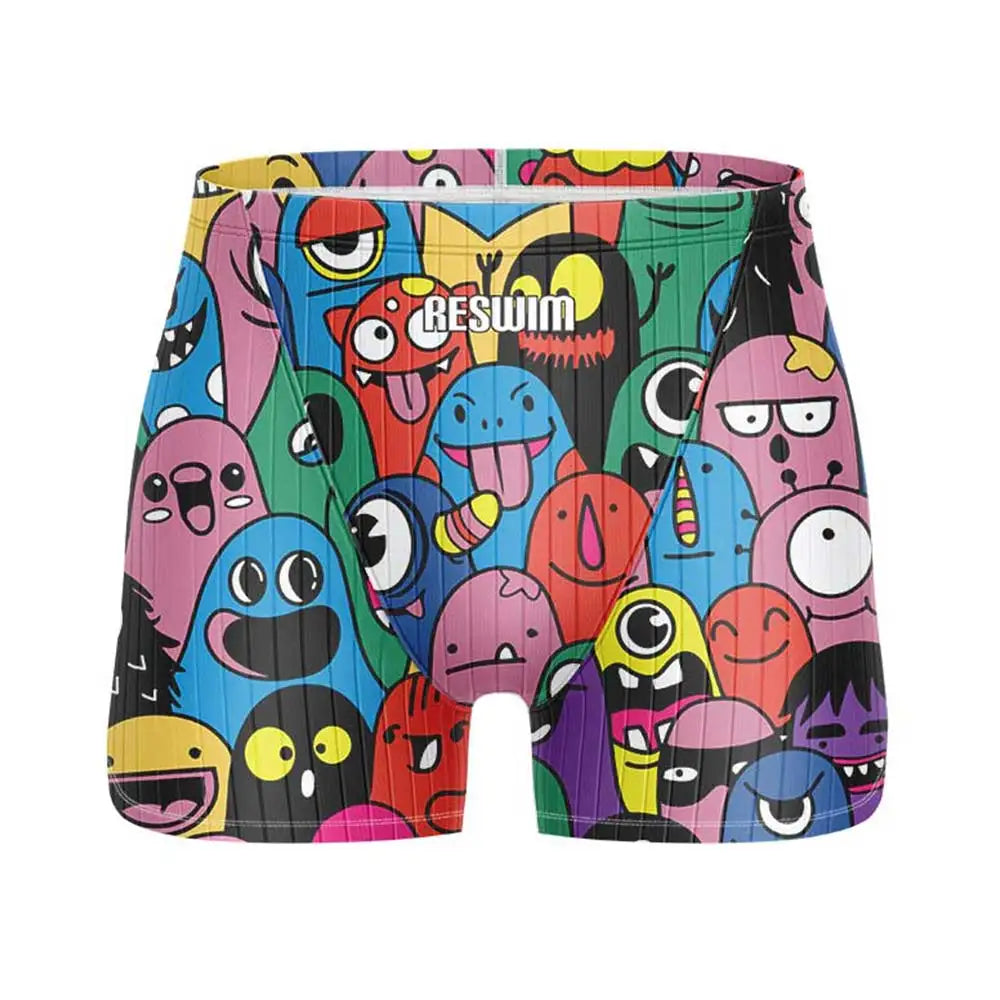 Men's Printed Swim Jammer Shorts