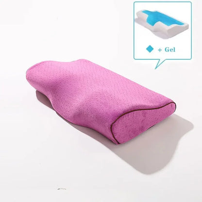 Gel Pillow Orthopedic Memory Foam Pillow 60x35cm Soft Summer Ice-cool Slow Rebound Sleep Pillow with Pillowcase Health Care