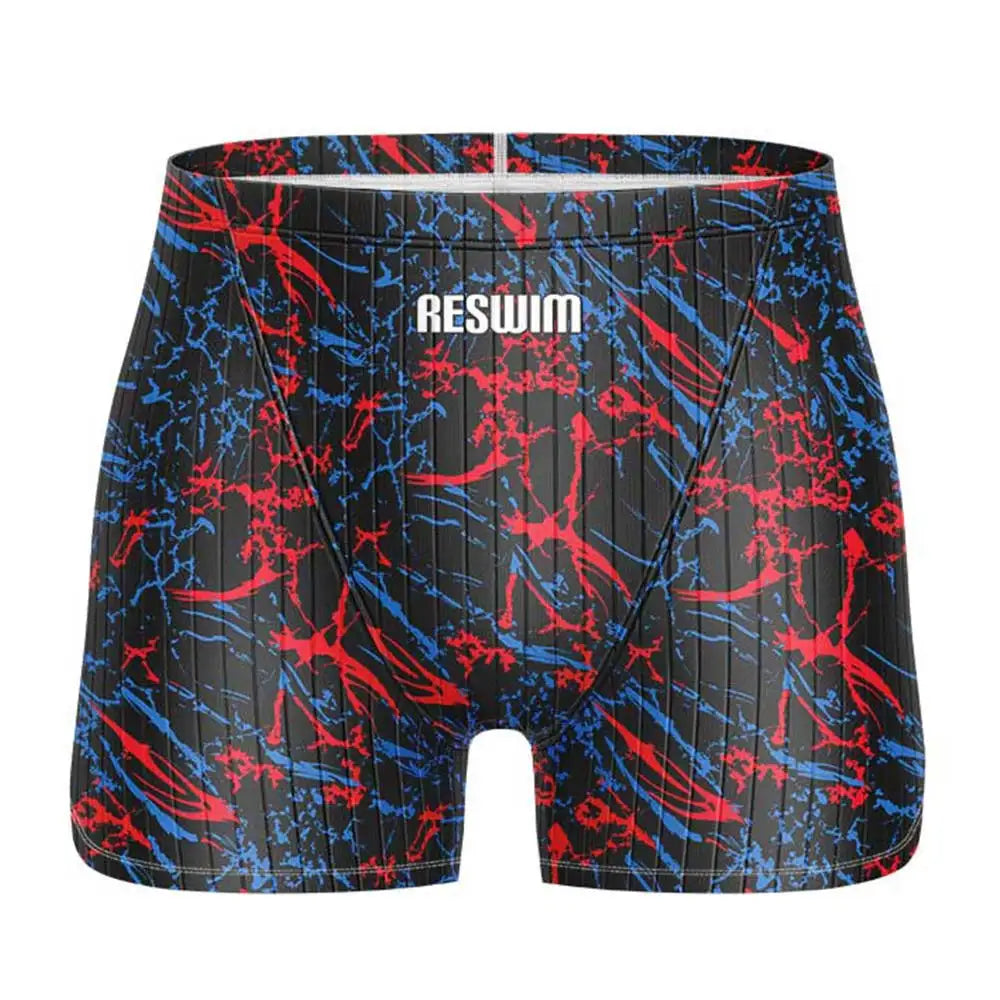 Men's Jammer Swimsuit Swimming Trunks Swim Short Beach Tights Shorts Summer Quick Dry Pants Swimwear Sports Surfing Pants