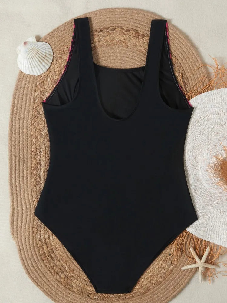 One Piece Plus Size Swimsuit Women Push Up Large Size Swimsuit Summer Big Size Swimwear Bikini Sets