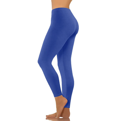 Women Elastic Waist Casual Leggings Large Shinny Legging High Stretch Leggings Gym Pants Workout Workout Leggings Yoga Pants
