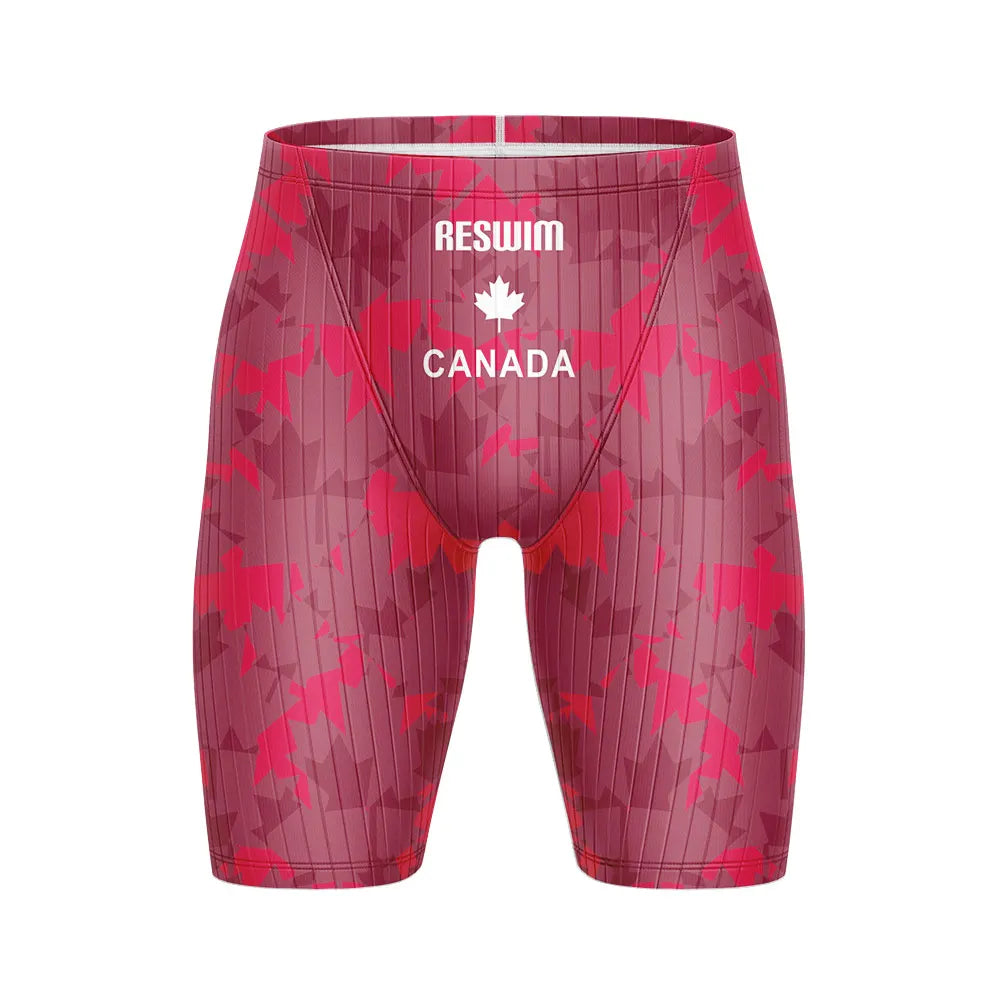 Men's Swim Jammer Swimsuit Swimming Trunks Beach Tights Shorts Athletic Training Swimwear Pool Suit Running Surfing Pants