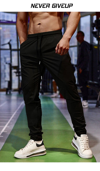 Pencil Pants Mens Gym Casual Sweatpants Pant Fishing Breathable Quick-Drying Ice Silk Outdoor Sports Cycling Jogging Training