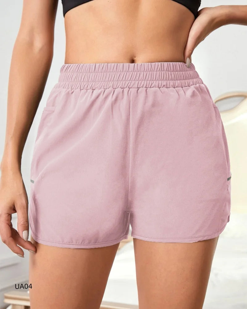 Women's High-Waisted Pocket Shorts