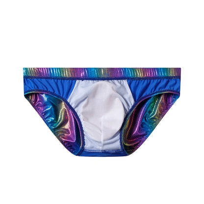 Push Up Padded Swimwear Men Swimsuit Shorts Men's Bikini Briefs Summer Trunk Swim Suit Sunga Slip Beach Shorts Snakeskin Print