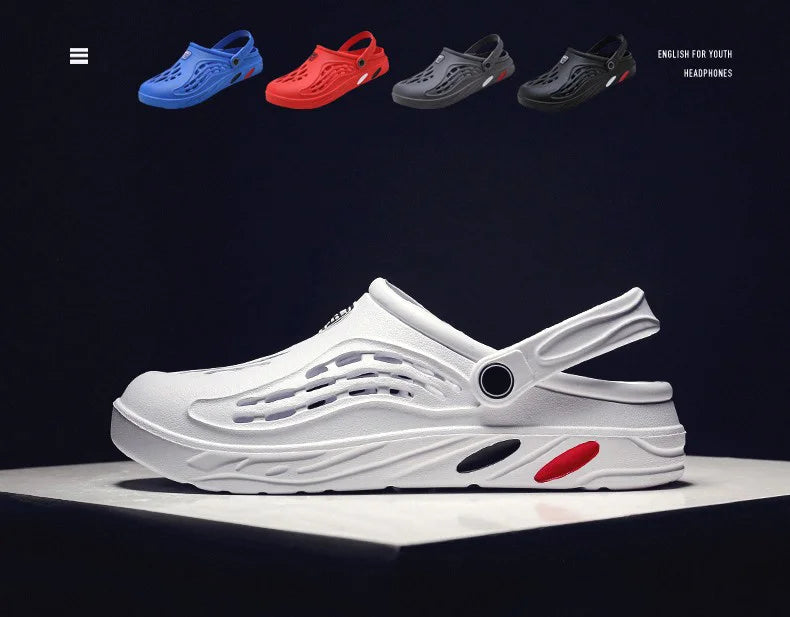 Men Sandals Light EVA Men's Casual Shoes Hole Shoes Clogs Home Garden Outdoor Male Beach Flat Slippers Big Size 49