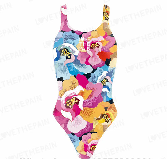Love The Pain Women One-piece Comfort Suit Functional Training Swimsuit Open Water Swimming Clothing Swimwear