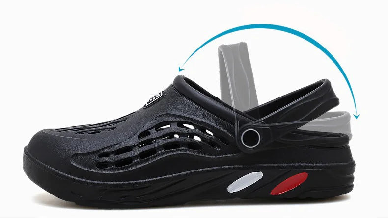 Men Sandals Light EVA Men's Casual Shoes Hole Shoes Clogs Home Garden Outdoor Male Beach Flat Slippers Big Size 49