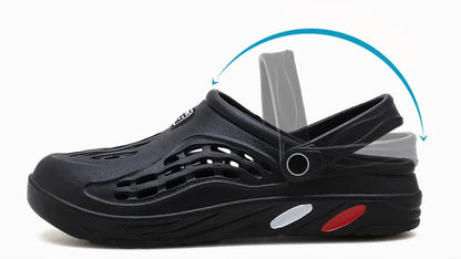 Men Sandals Light EVA Men's Casual Shoes Hole Shoes Clogs Home Garden Outdoor Male Beach Flat Slippers Big Size 49