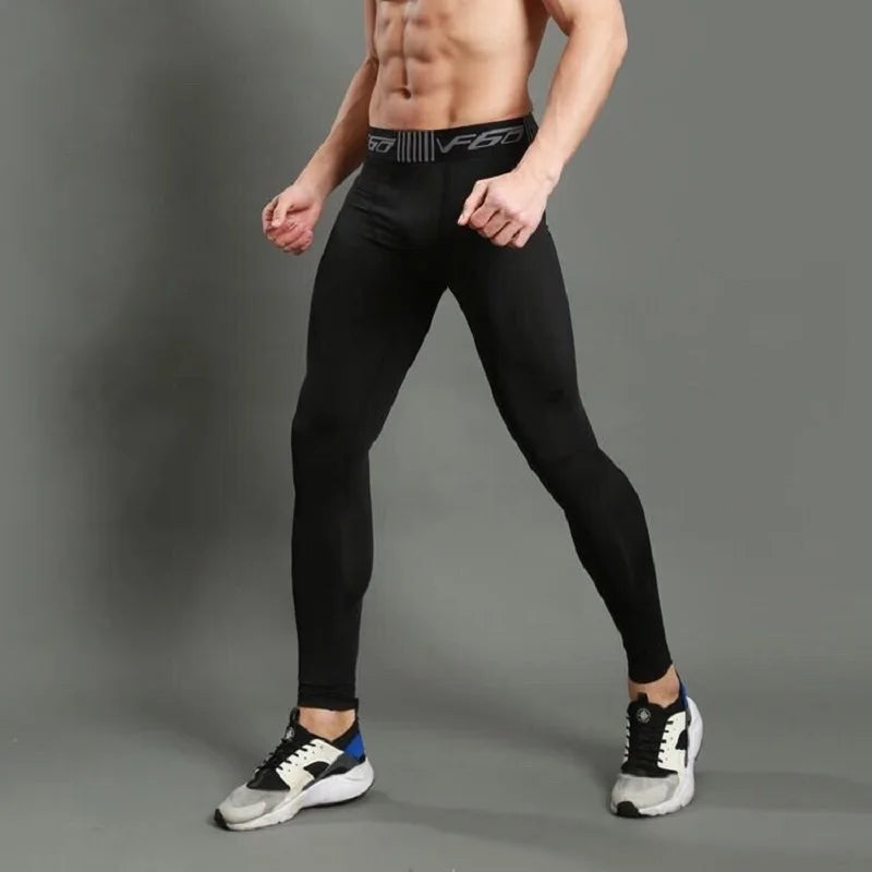 Men's Compression Pants Men Training Gym Leggings Bodybuilding Training Leggings Sport Pants Trousers Men Running Tights