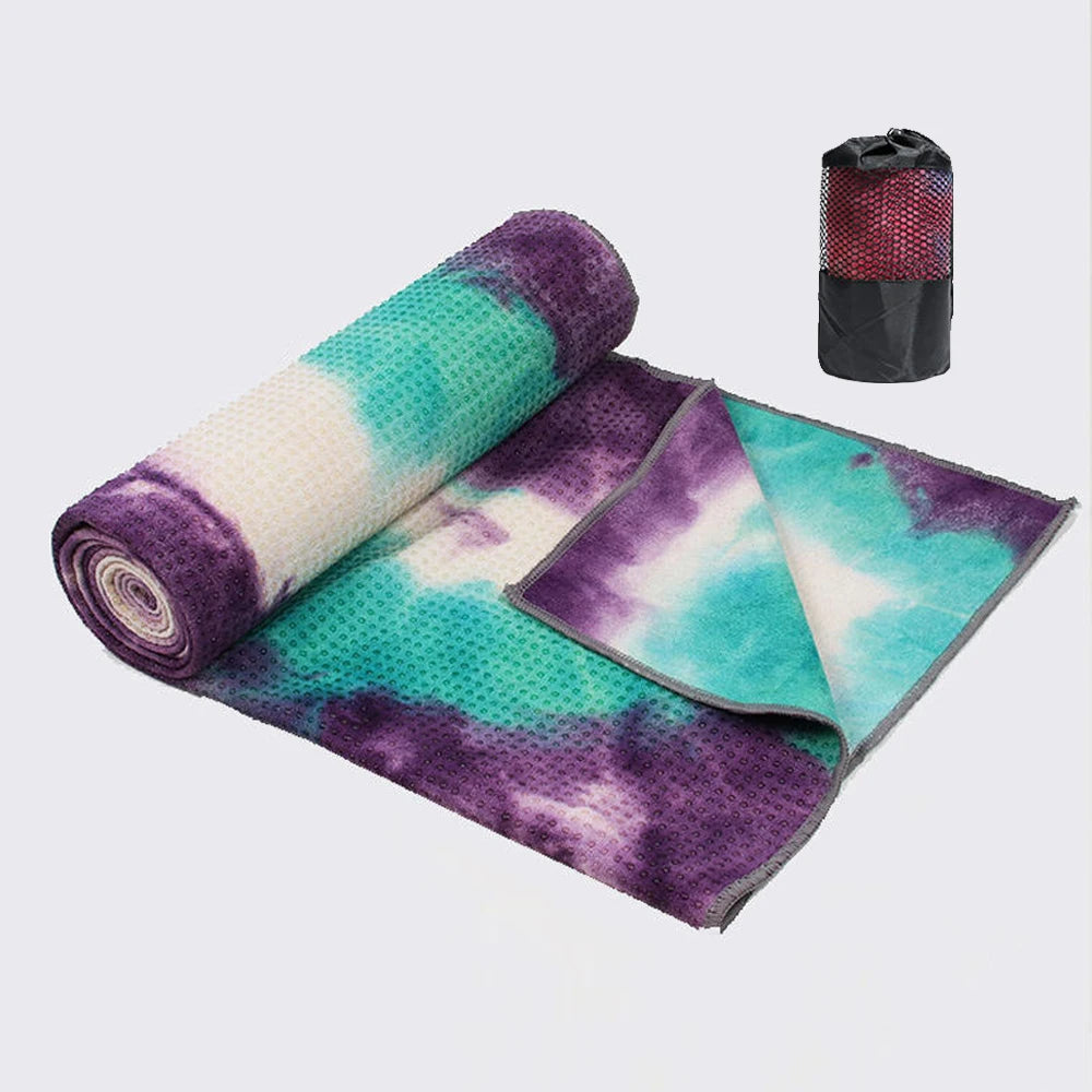 Anti slip hot yoga towel, made of absorbent soft ultra-fine fiber, available in various colors, suitable for Bikram Pilates   ﻿