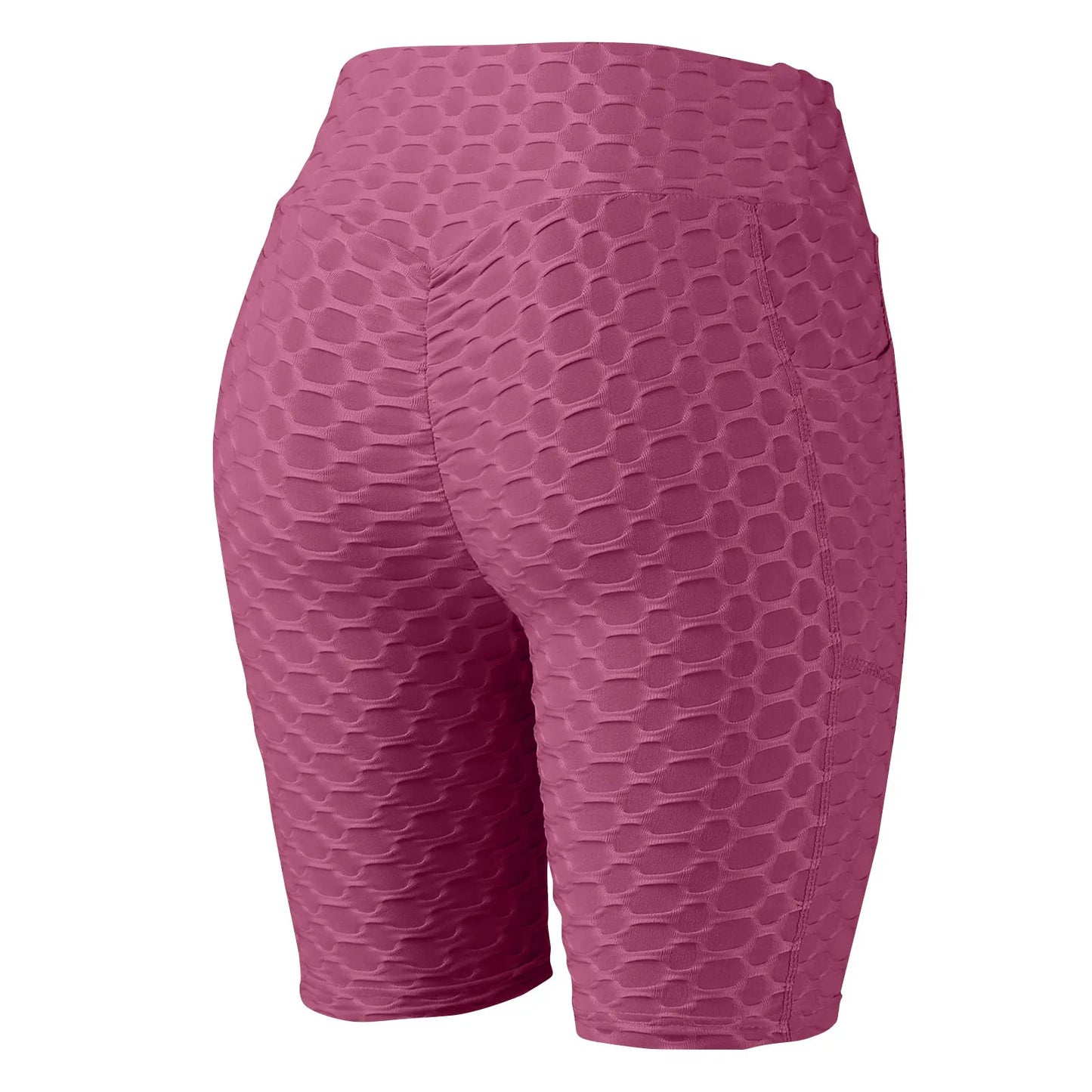 Women's Capris Yoga Fitness Peaches Buttocks Bubble Sports Leggings With Pockets Pants for Women Women’s Yoga Pants