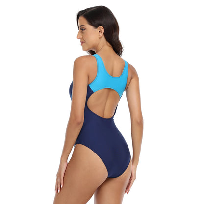 Sports One Piece Swimsuit Women Swimwear Professional Sport Bathing Suit Surfing Swimsuits Swimming Suit Backless Bikini