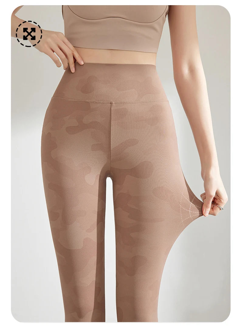 Spring Summer High Waist Colours Camouflage Shark Leggings Women Slim Sport Leisure Leggings Yoga Fitness Leggings
