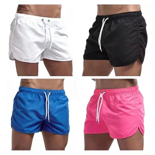 Shorts For Men Summer Men's Swimwear Shorts Brand Beachwear Swim Trunks Men Swimsuits Low Waist Breathable Beach Wear