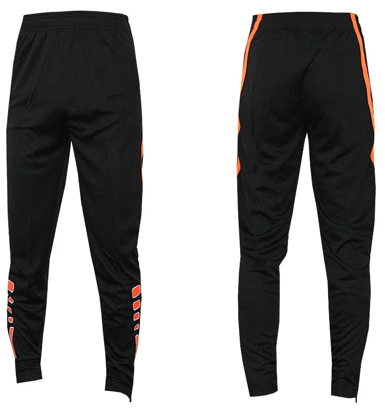 Men Running Sport Pants With Zipper Pockets Football Joggings Training Sweatpants Basketball Soccer Trousers workout pant Male