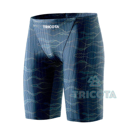 Rash Men Swim Jammer Swimwear Durable Athletic Training Endurance Swimming Trunks Summer Beach Pants Breathable Surfing Shorts