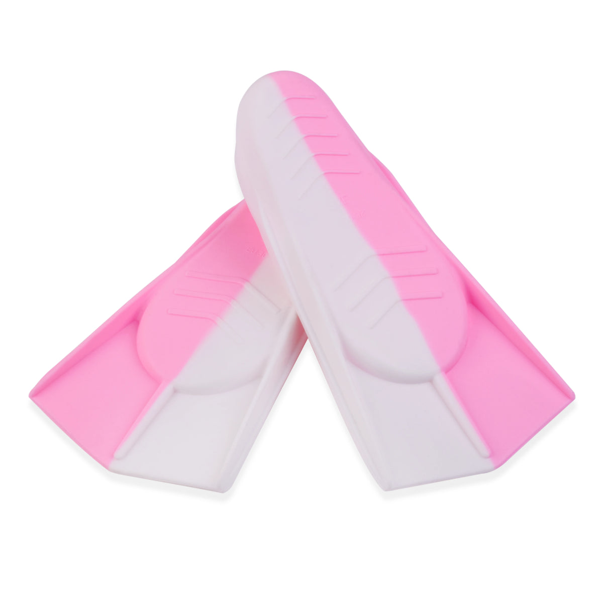Swimming flippers men and women freestyle breaststroke silicone short flippers adult professional light diving training
