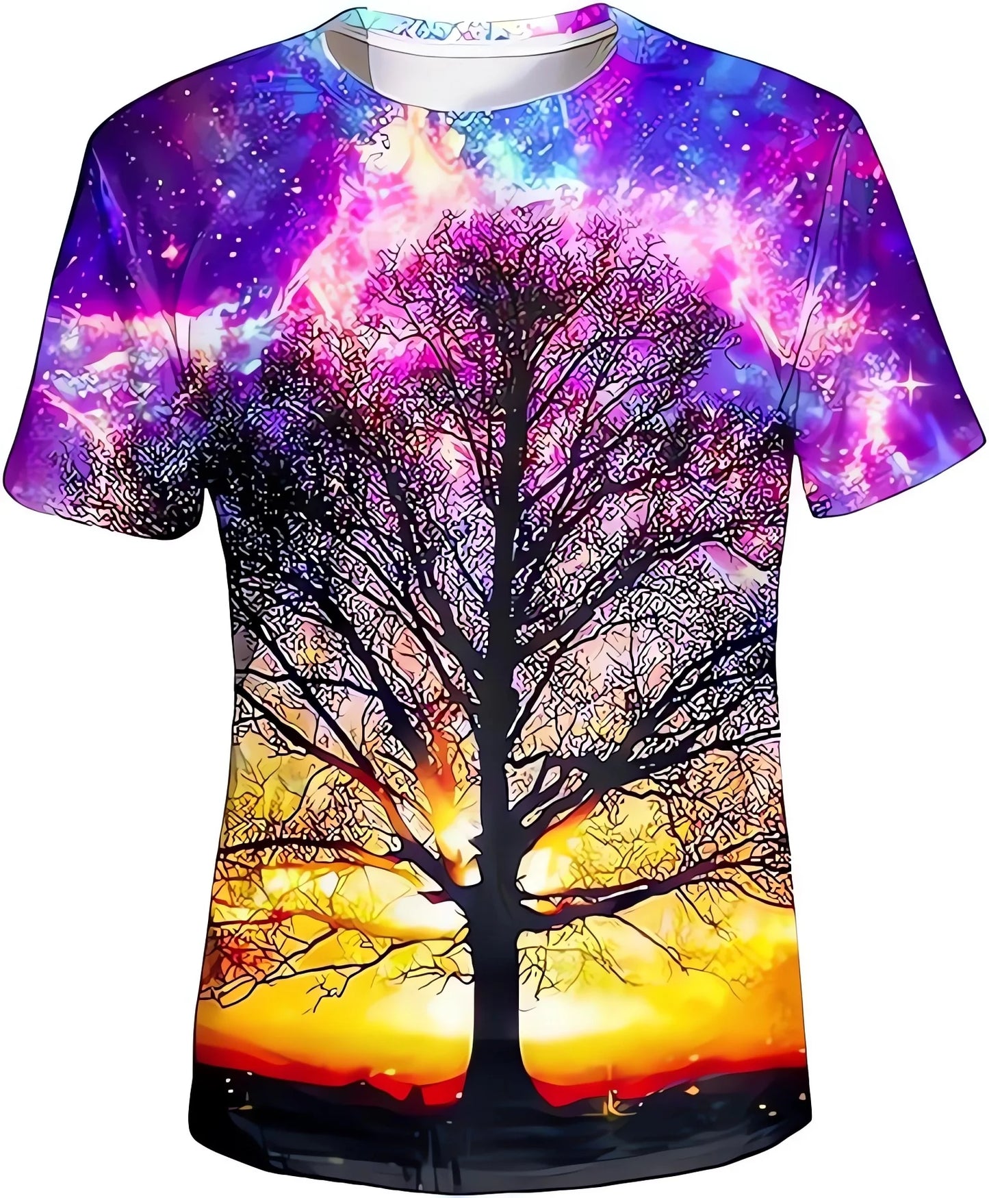 Neutral Color 3D Pattern T-shirt Sleeve with Round Neck Digital Design Suitable for Young People's Fashion and Trendy Comfort