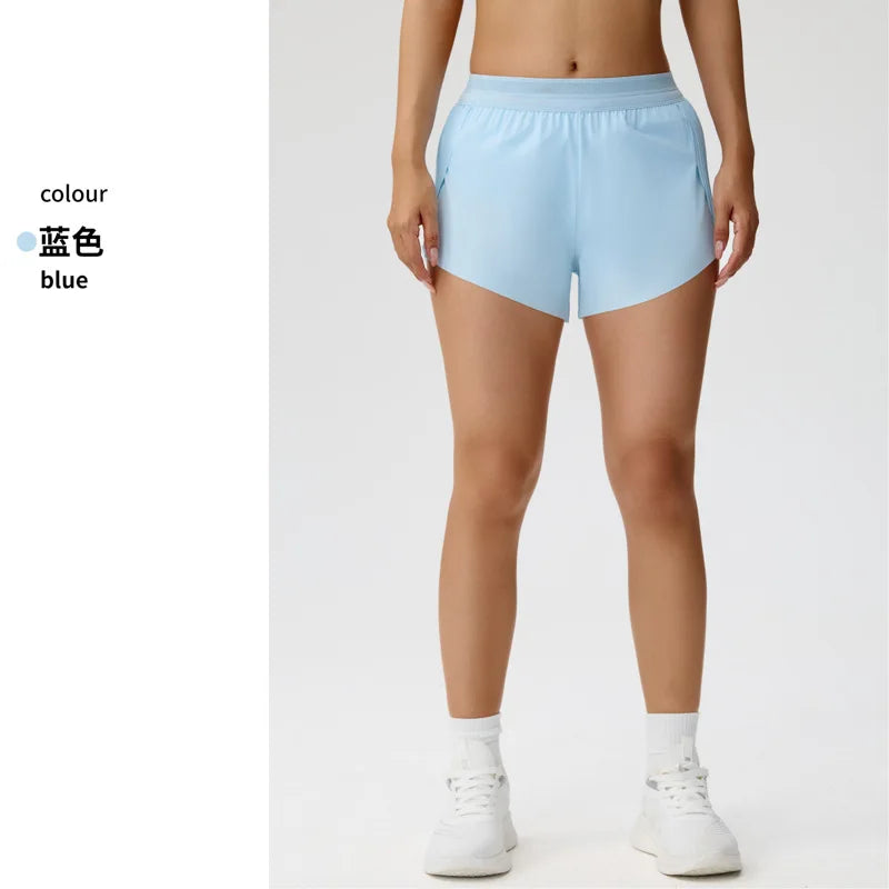 Sporty Yoga Short Skirt Running Casual Inner Lined Golf Tennis Skirt Sport Yoga Shorts Quick Dry 90% Nylon 10% Spandex Ladies