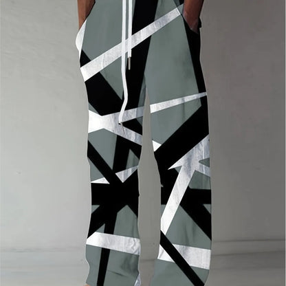 Oversized Casual Pants, Drawstring Wide-legged Pants, European And American Popular Urban Fashion Pants, Spring And Summer Pants