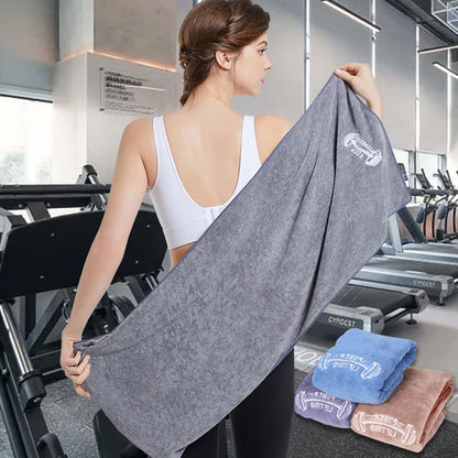 Microfiber Yoga Exercise Swimming Fitness Towel Super Soft and Quick-Drying Towel Gym Equipment Sweat Pad Towel
