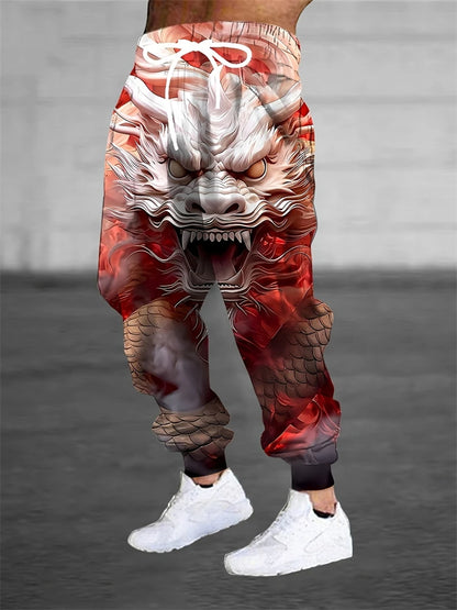 Men's Sports Pants Fashionable And Versatile Loose-fitting Sports Pants Spring And Autumn Casual Retro-style Sports Pants