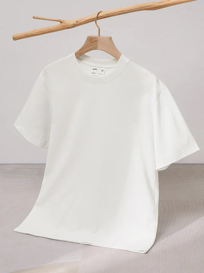 Women T Shirt Cotton 100℅ Summer Basic Tee Short Sleeve Tops Loose T-shirt Casual Women's White Basic T Shirts For Women