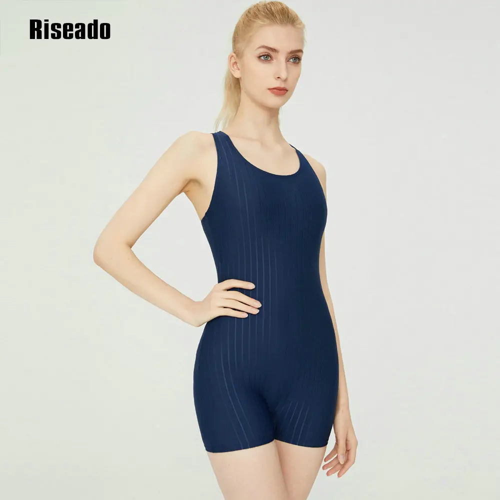 Women's Swimsuit One Piece Ultraback Conservative Cut Boyshorts Training Swimwear Chlorine Resistant Quick Dry