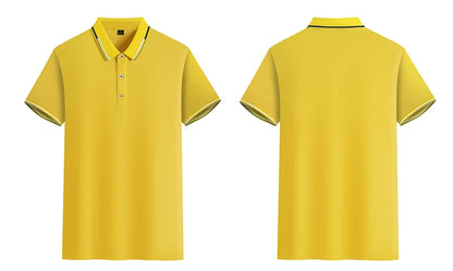 Oversized 5XL 6XL Men's Casual Polo Shirts Short Sleeve Sports 200g Golf T-Shirts