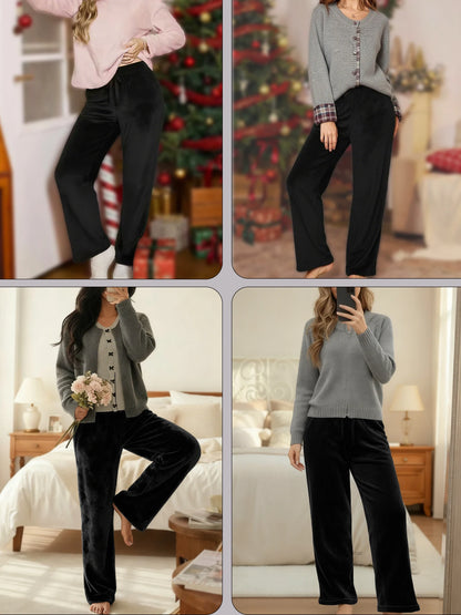 Women'S Super Soft Flannel Pajama Pants. Casual Home Pants For Winter