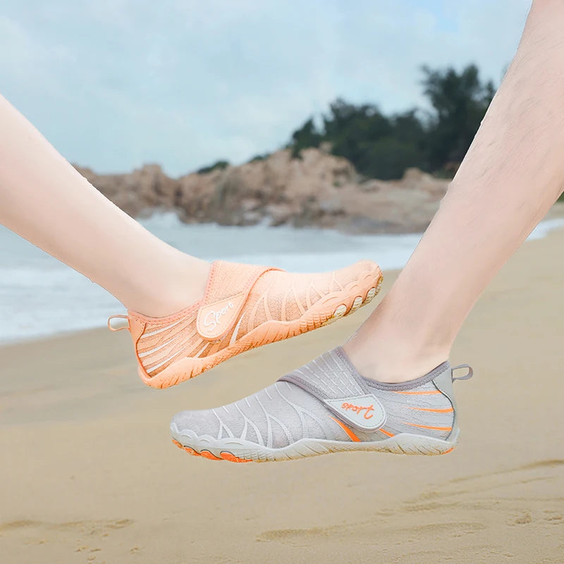 Summer Outdoor Beach Aqua Shoes  Quick Drying Anti-Slip Aqua Shoes Breathable Durable Stream Tracing Shoes Barefoot Shoes
