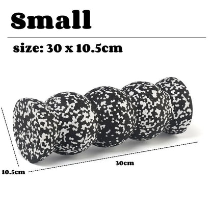 Yoga Foam Roller Wavy-shape EPP Fitness Massage Roller for Trigger Point Therapy Myofascial Release Neck Back Leg Pain Relief