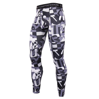 Mens Compression Pants Quick Dry Fit Men Leggings Fitness Running Tights Trousers Male Sportswear Training Sport Gym Leggings