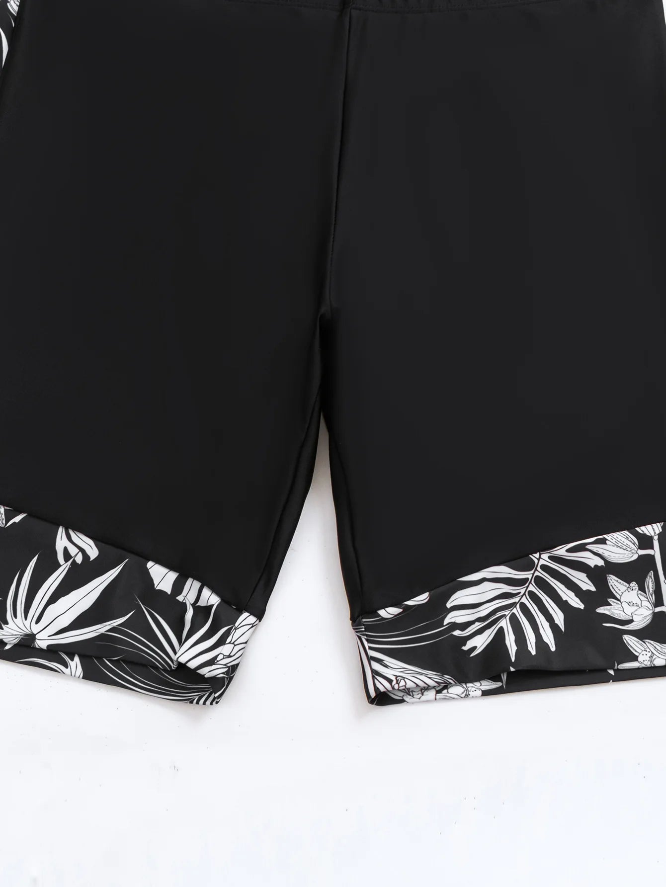 Tropical Leaf Print Separate Swimsuits Tankini Set Female Swimwear Sports Beach Wear Two-Piece Bathing Suits Pool Women Swimming Suit