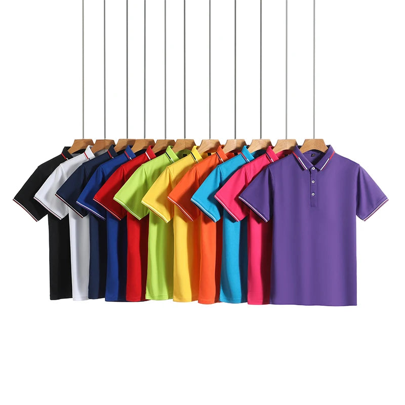 Oversized 5XL 6XL Men's Casual Polo Shirts Short Sleeve Sports 200g Golf T-Shirts