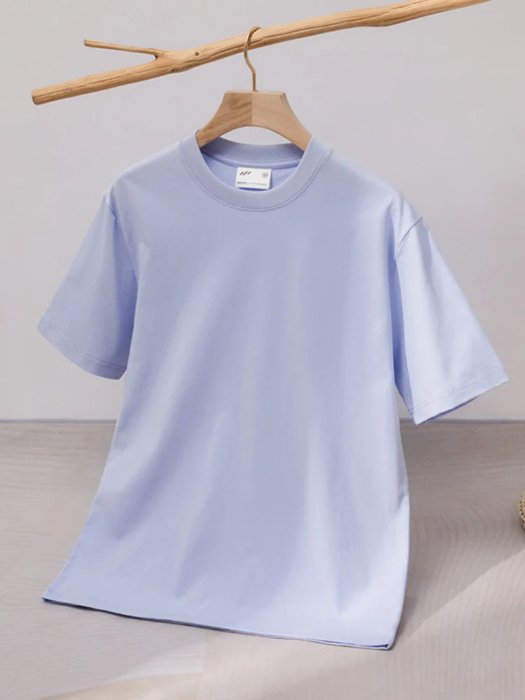 Women T Shirt Cotton 100℅ Summer Basic Tee Short Sleeve Tops Loose T-shirt Casual Women's White Basic T Shirts For Women