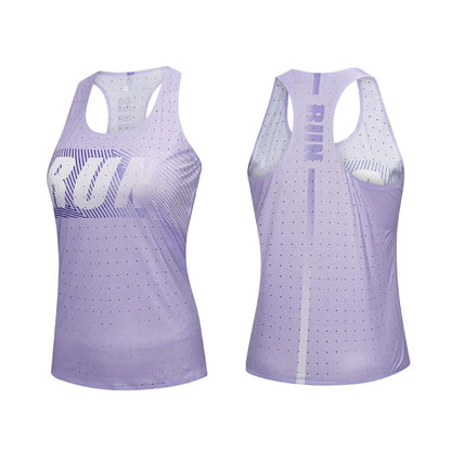 80g Lightweight Running Vest Women Yoga Sports Fitness Tops Marathon Jogging Quick Dry Sleeveless T-shirt Gym Crossfit Vests