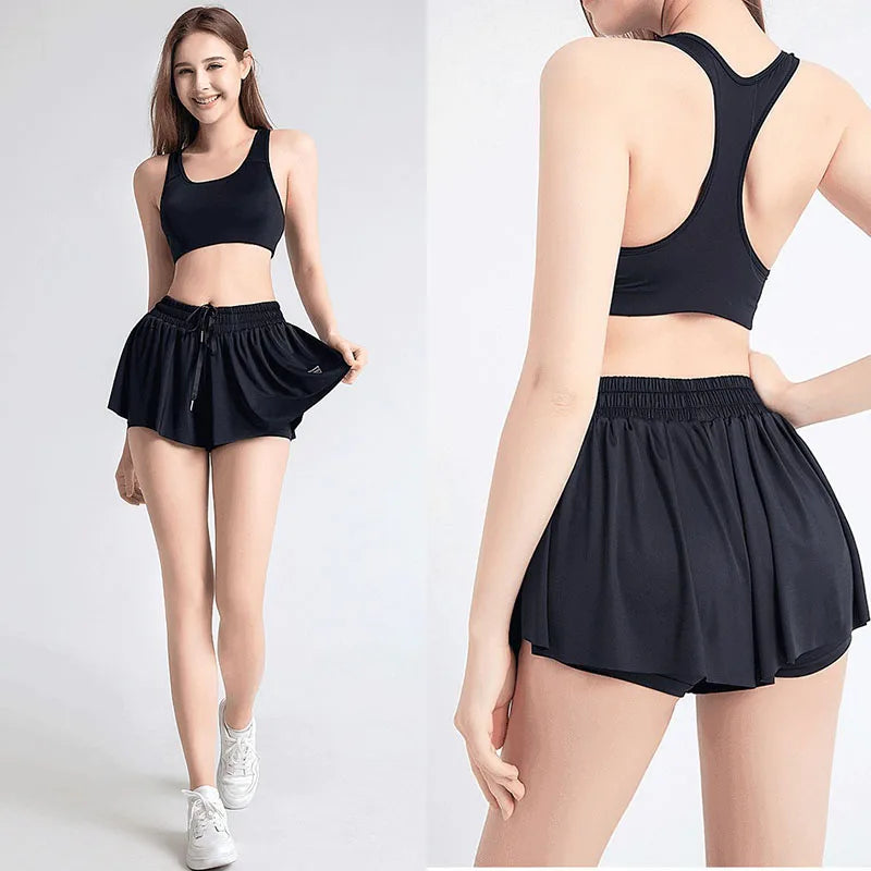 Flowy Athletic Shorts for Women Gym Yoga Workout Running Short Pants Tennis Skort Skirt Cute Clothes Casual Summer