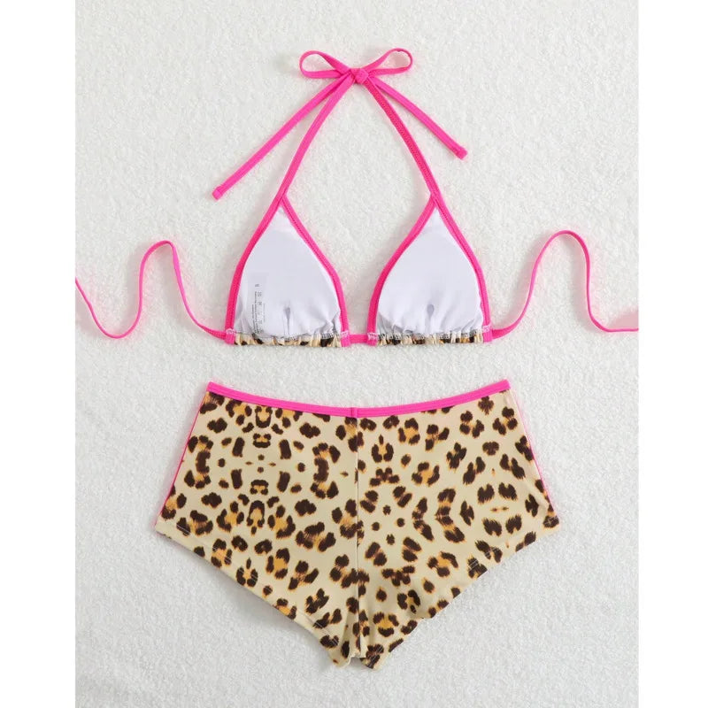 Leopard Bikinis Women Swimwear Female Swimsuit For Swim Wear Bathing Suits Brazilian Bikini Set Beachwear Pool Bather
