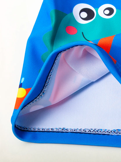 Boys Swim Trunks Cartoon Shark Dinosaur Crocodile Swimwear Kids Beach Shorts
