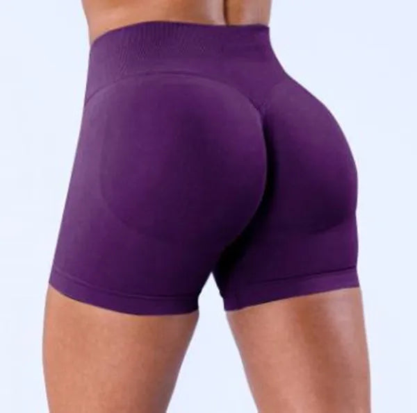 D-impact Gym Woman High Support Fitness Sports Biker Shorts Workout Scrunch Butt Yoga Seamless Leggings Running Shorts XP389