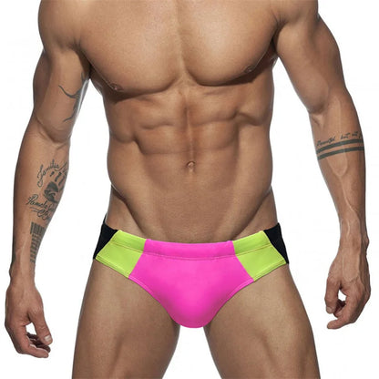 Men's Swimming Trunks Sports Bathing Briefs Close-fitting Quick-drying Beach Briefs Seaside Underwear
