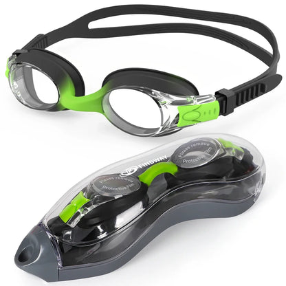 Findway Child Swimming Glasses Upgrade Waterproof Anti Fog UV  Professional Diving Swimming Glasses Eyewear Kids for Age 3-10