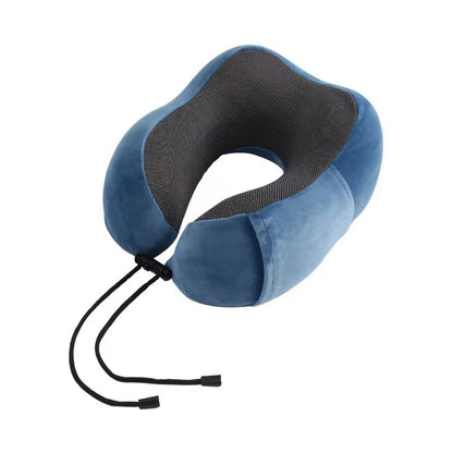 U Shaped Memory Foam Neck Pillows Soft Cervical Orthopedic Pillow Travel Essentials For Airplane Massage Neck Cushion