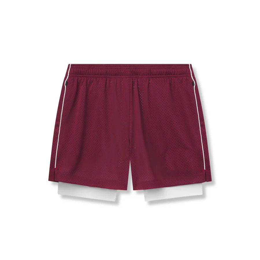 Coloured Running Shorts Men Gym Sports Shorts 2 In 1 Quick Dry Workout Training Gym Fitness Jogging Short Pants Summer Men Shorts